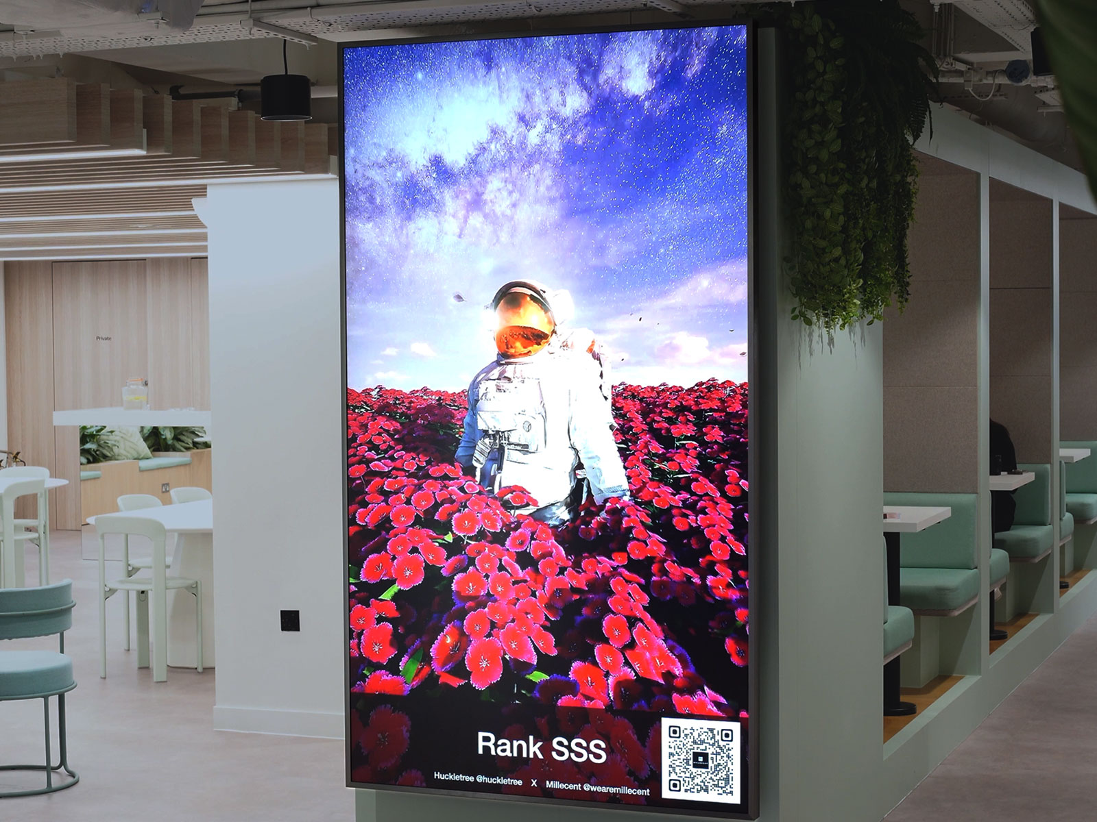 Digital Art Exhibition for Millicent, London