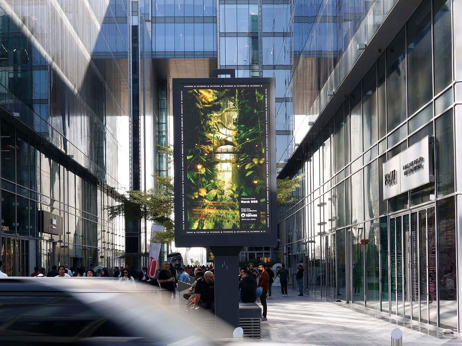 Curated Digital Art Channel,  Dubai Design District (d3)